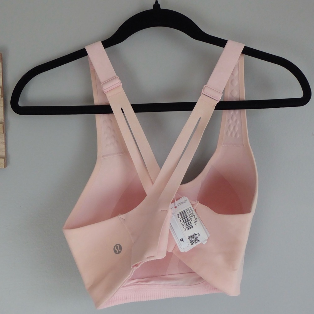 NWT | Lululemon Strawberry Milkshake/Rose Mauve AirSupport Bra | 32DD - Picture 5 of 5